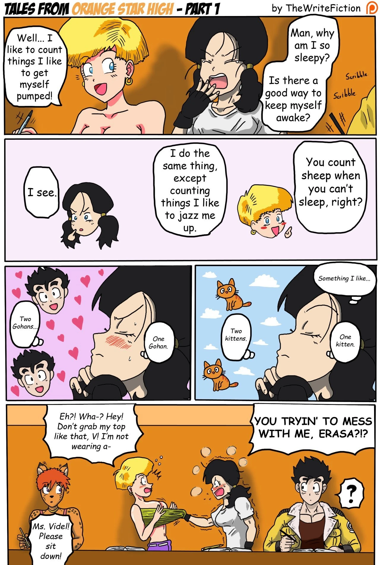Gohan's First Date porn comic picture 2