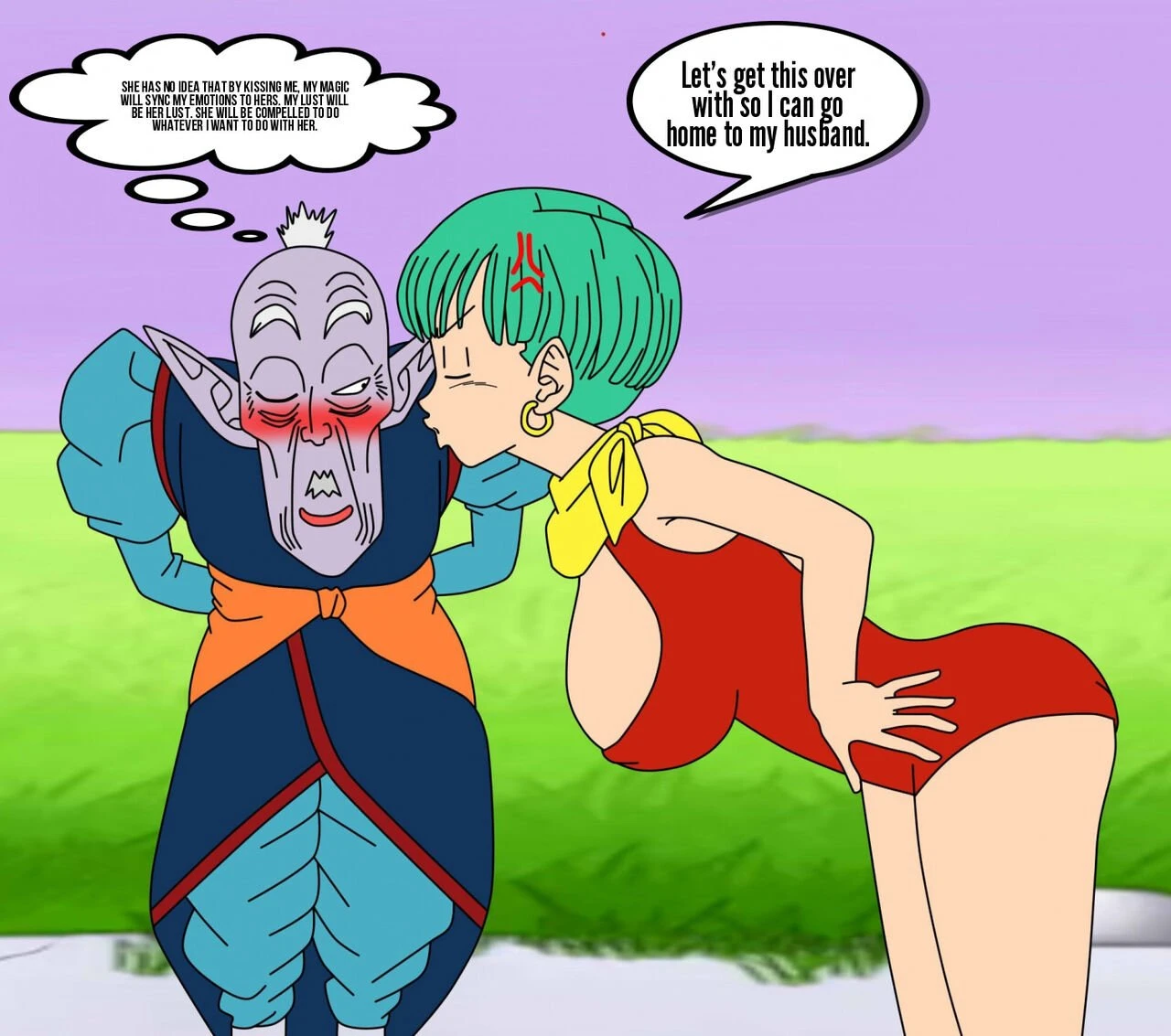 Goku's promise to Elder/old kai porn comic picture 3
