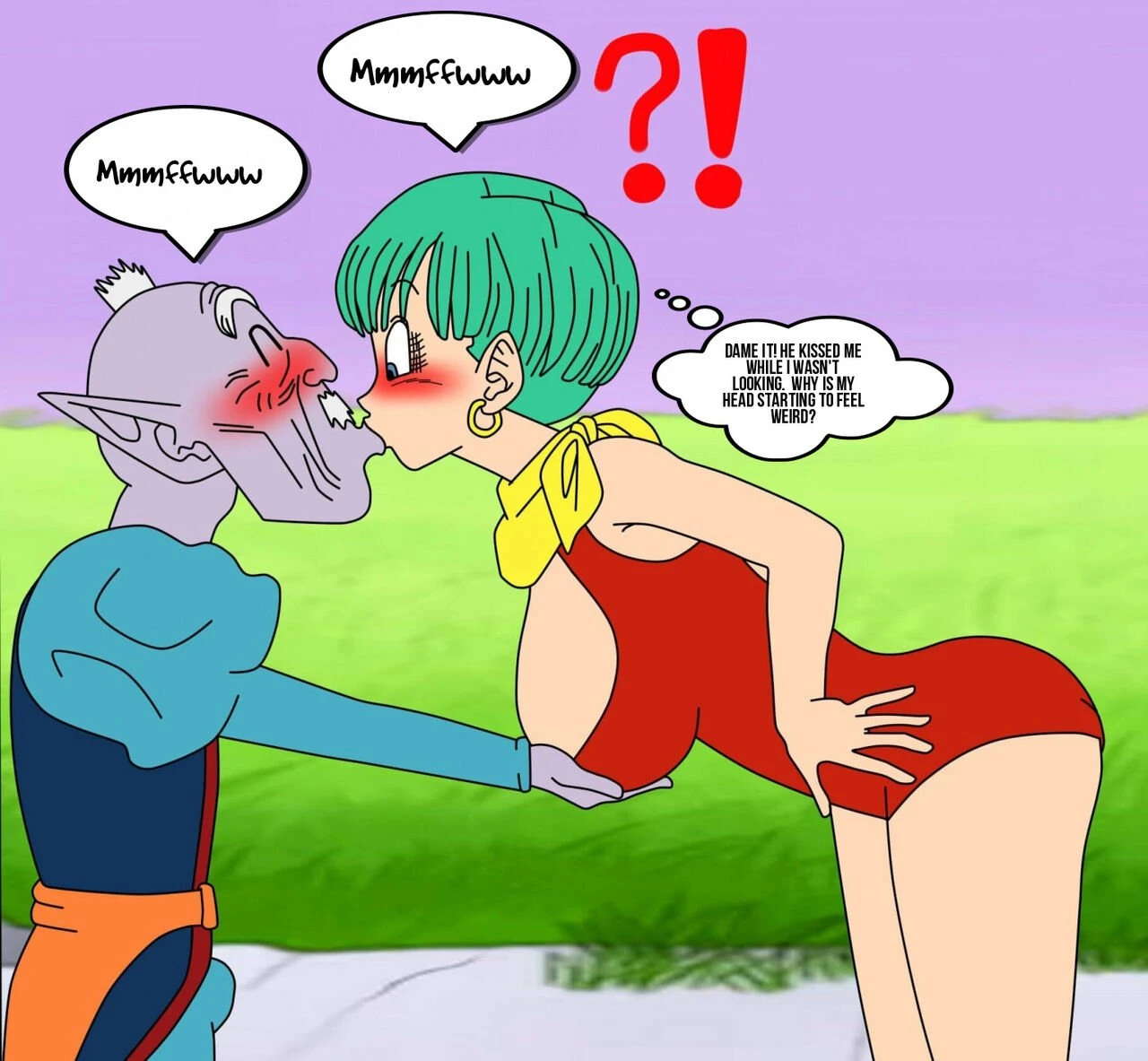 Goku's promise to Elder/old kai porn comic picture 4