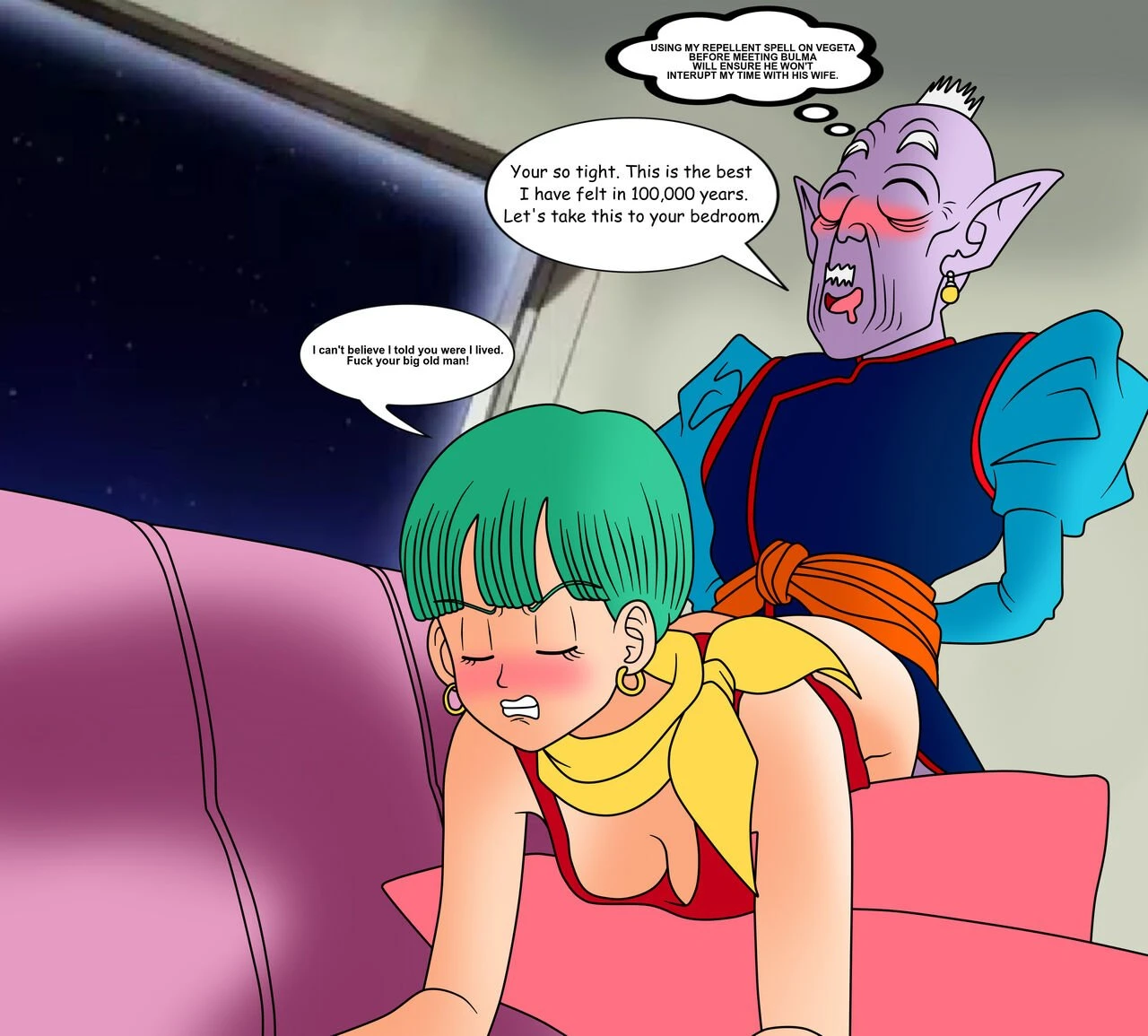 Goku's promise to Elder/old kai porn comic picture 8