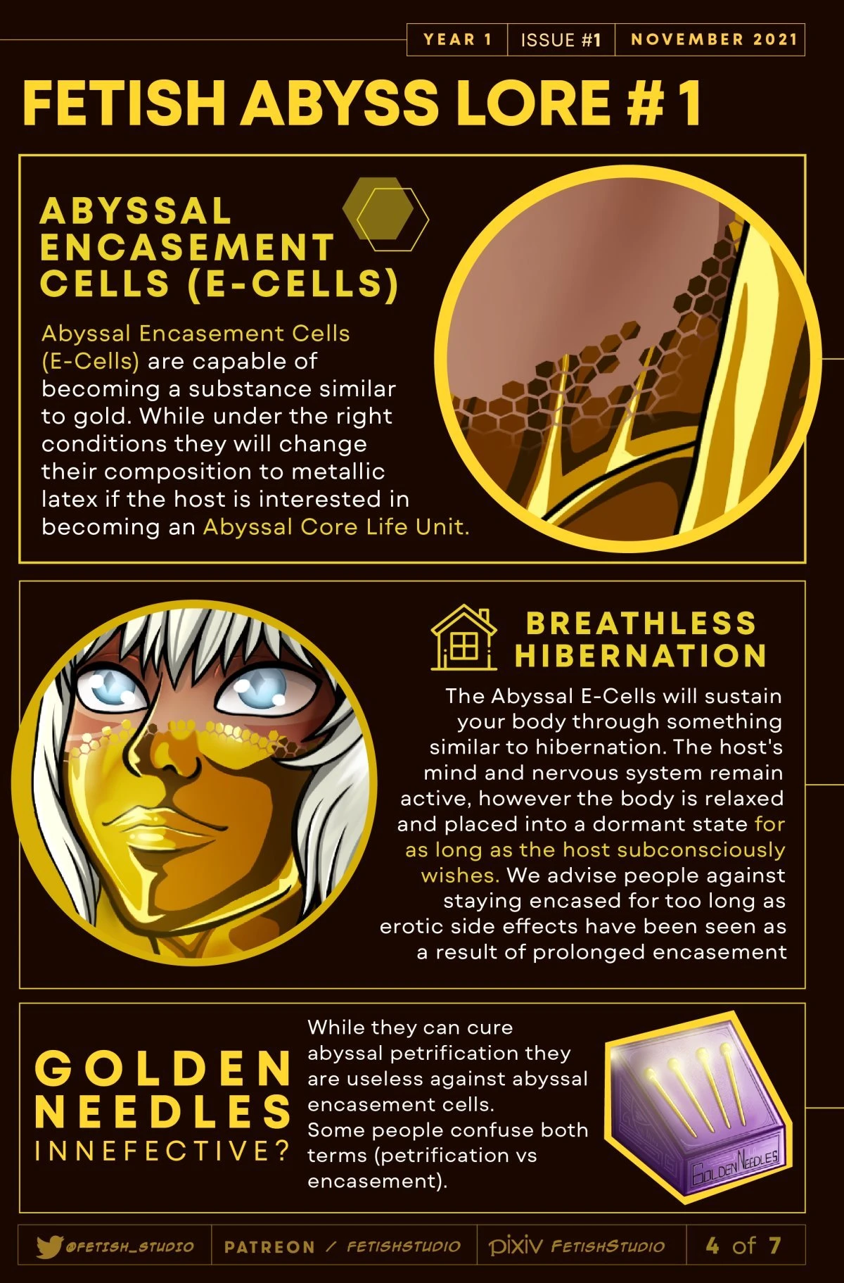 GOLD ENCASEMENT porn comic picture 5