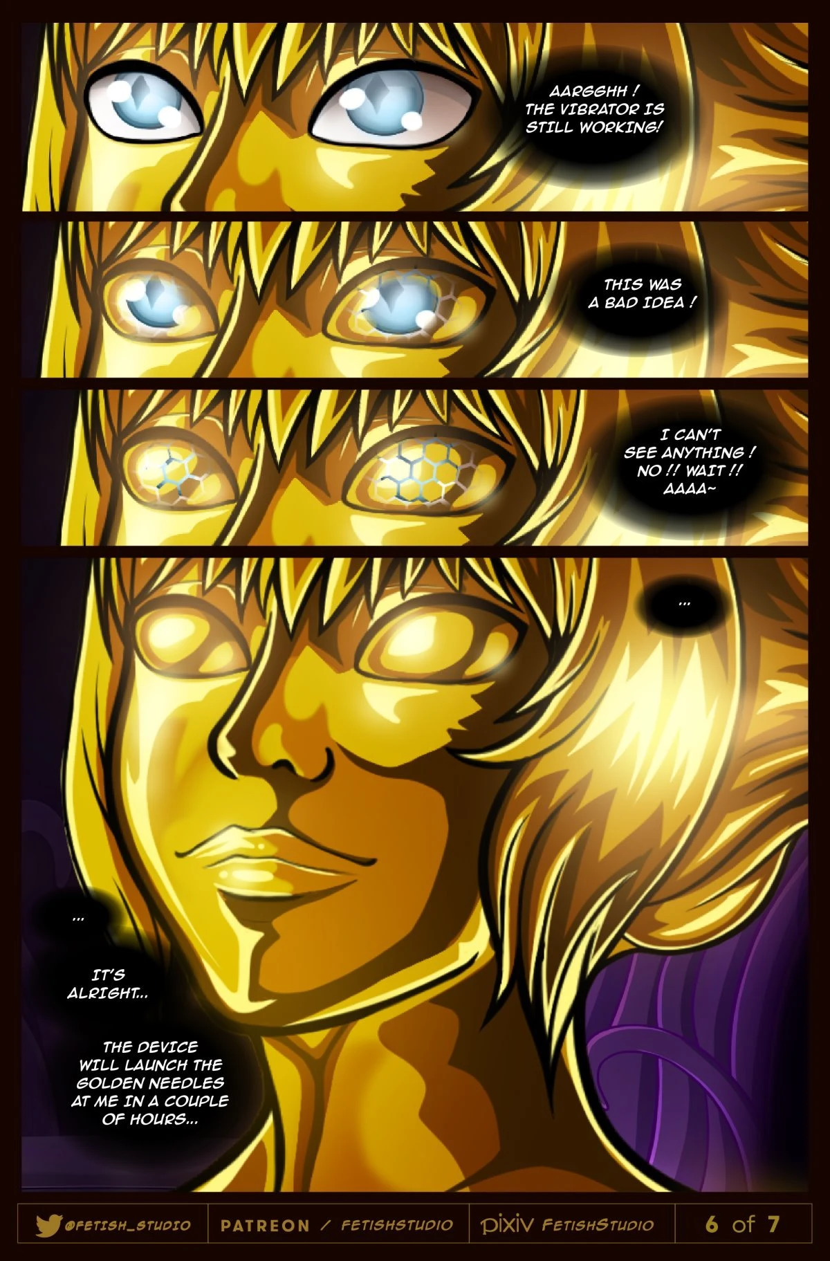 GOLD ENCASEMENT porn comic picture 7
