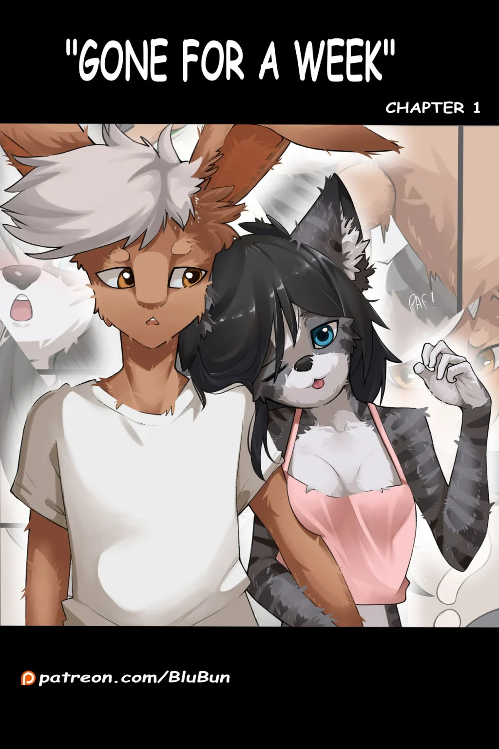 Gone for a Week porn comic picture 1