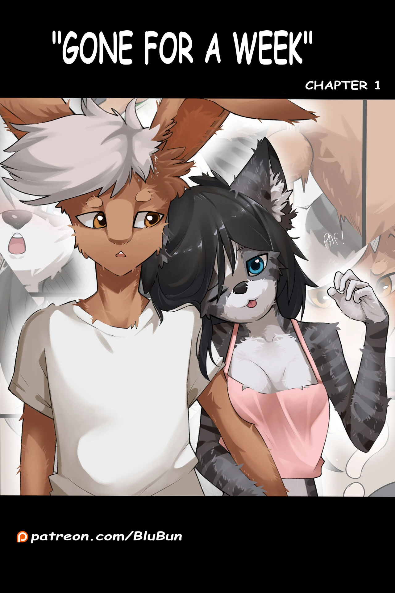 Gone for a Week porn comic picture 1