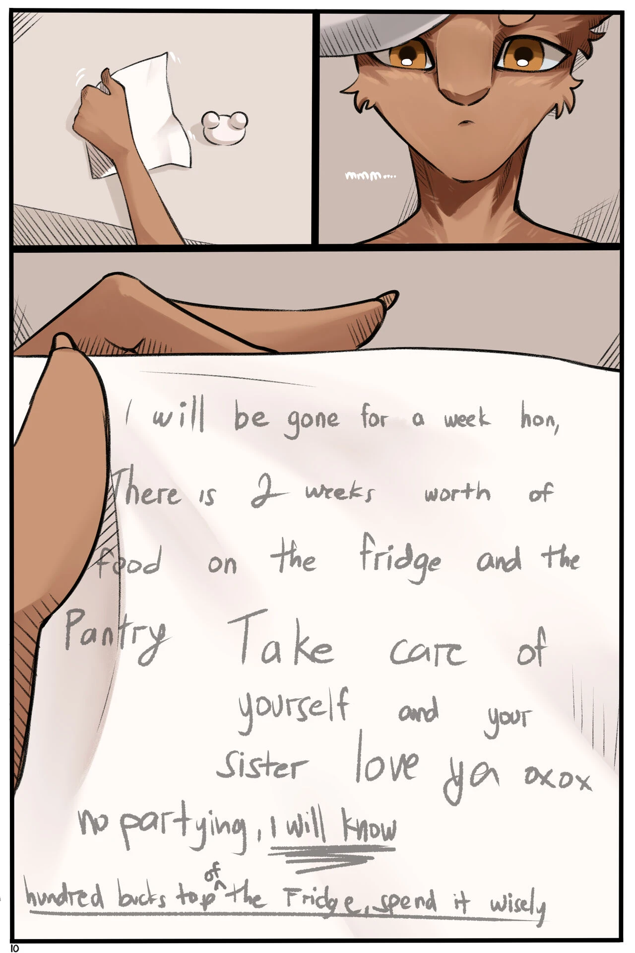 Gone for a Week porn comic picture 11