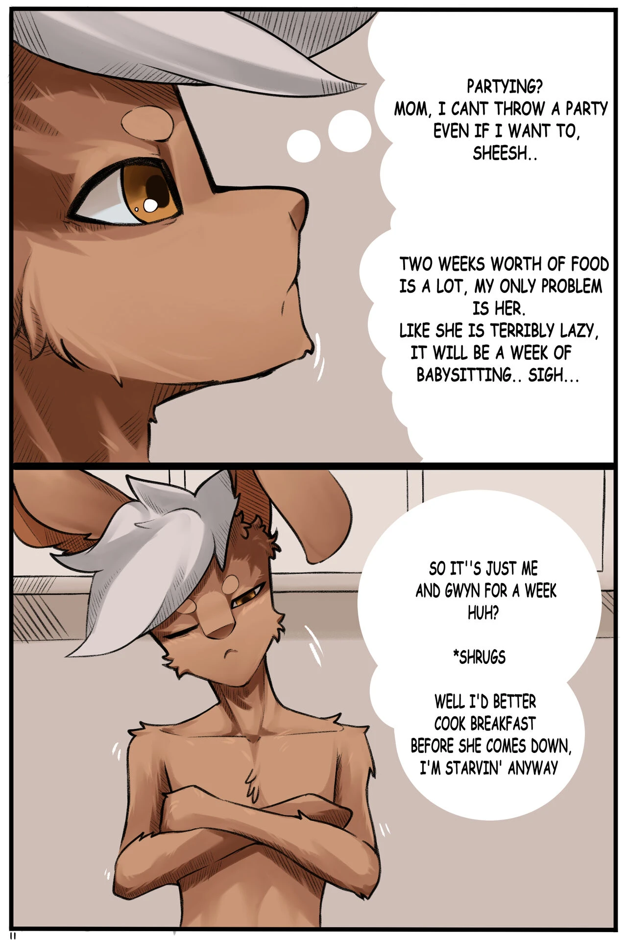 Gone for a Week porn comic picture 12