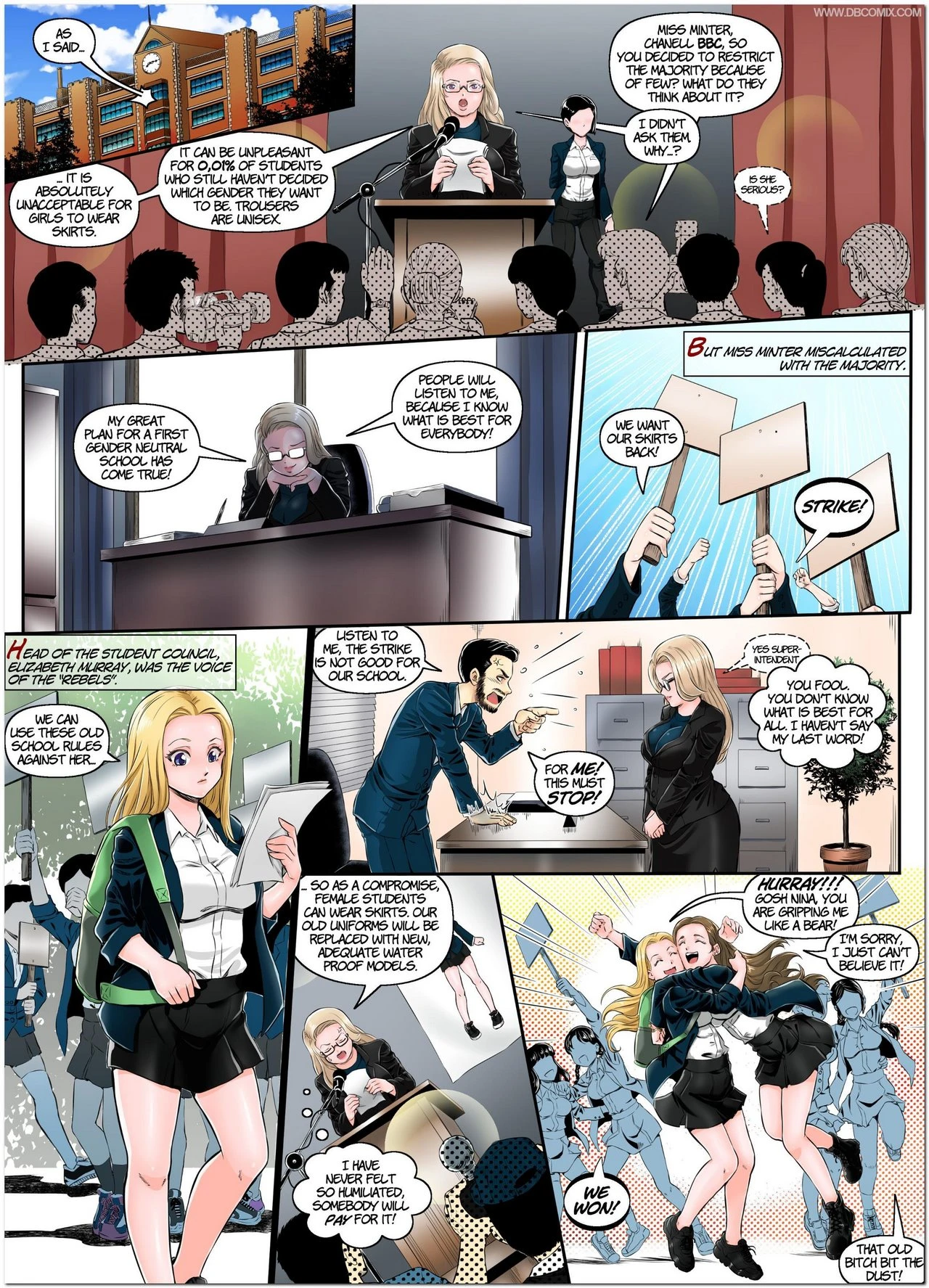 Good Bye Britain School of Corporal Punishment porn comic picture 2