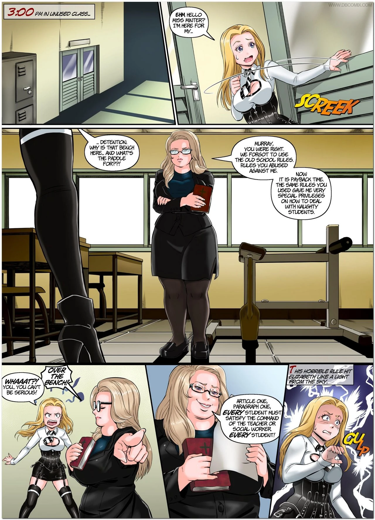 Good Bye Britain School of Corporal Punishment porn comic picture 5