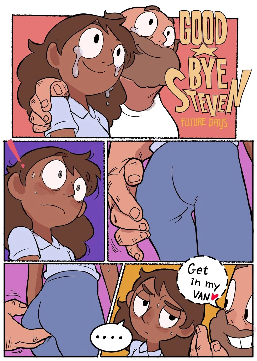Goodbye Steven - Future Days porn comic picture 1