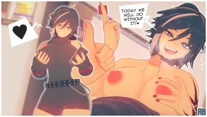 Goth Tomboy porn comic picture 1