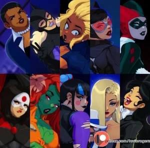 Gotham Girls porn comic picture 1