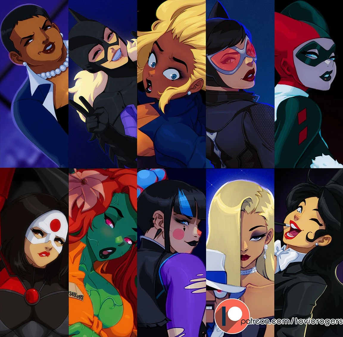 Gotham Girls porn comic picture 1