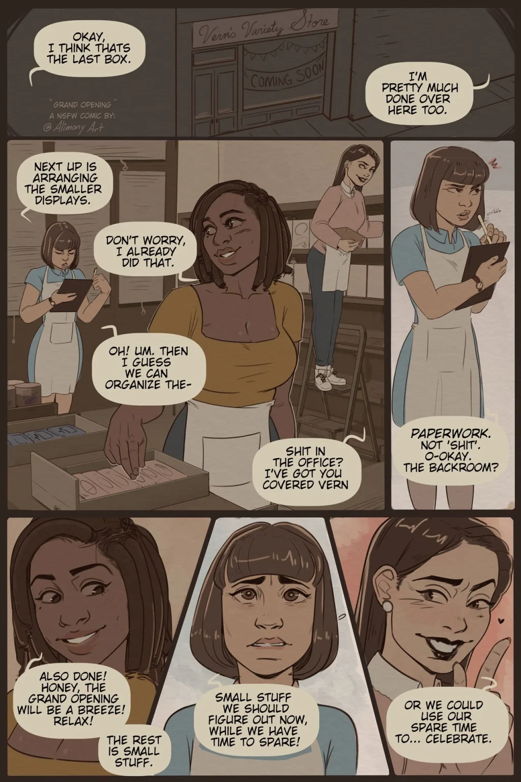 Grand Opening porn comic picture 1