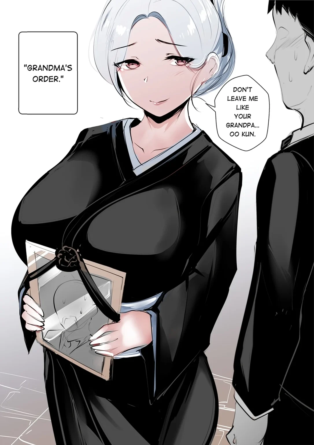 Grandma's order porn comic picture 1
