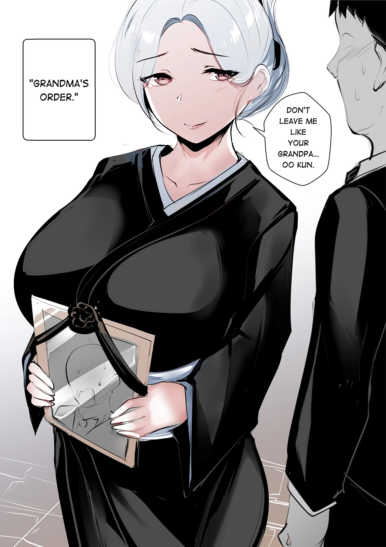 Grandma's order porn comic picture 1