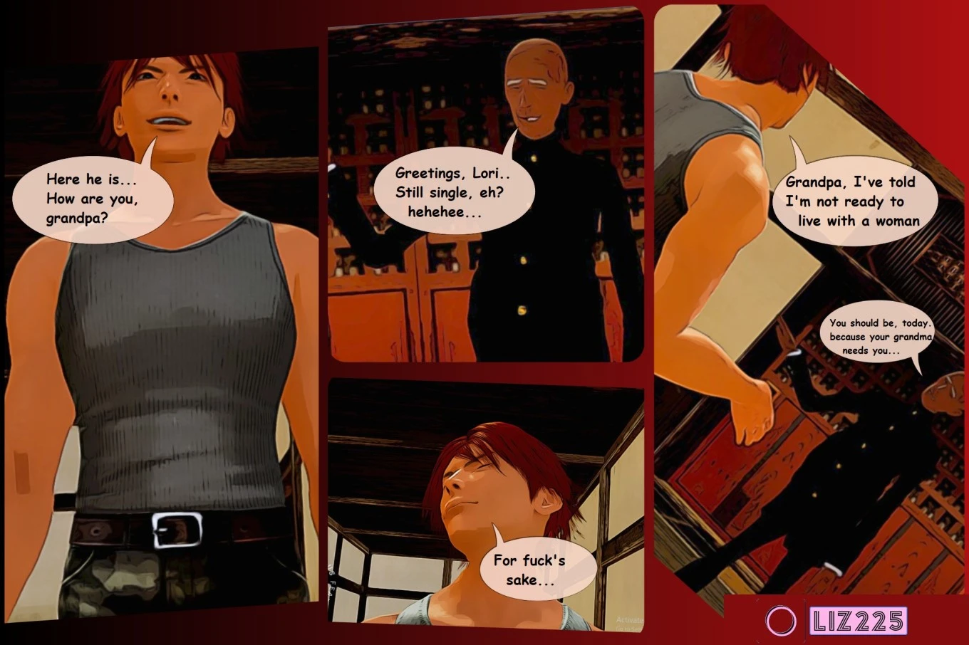 Grandpa's Visit porn comic picture 12