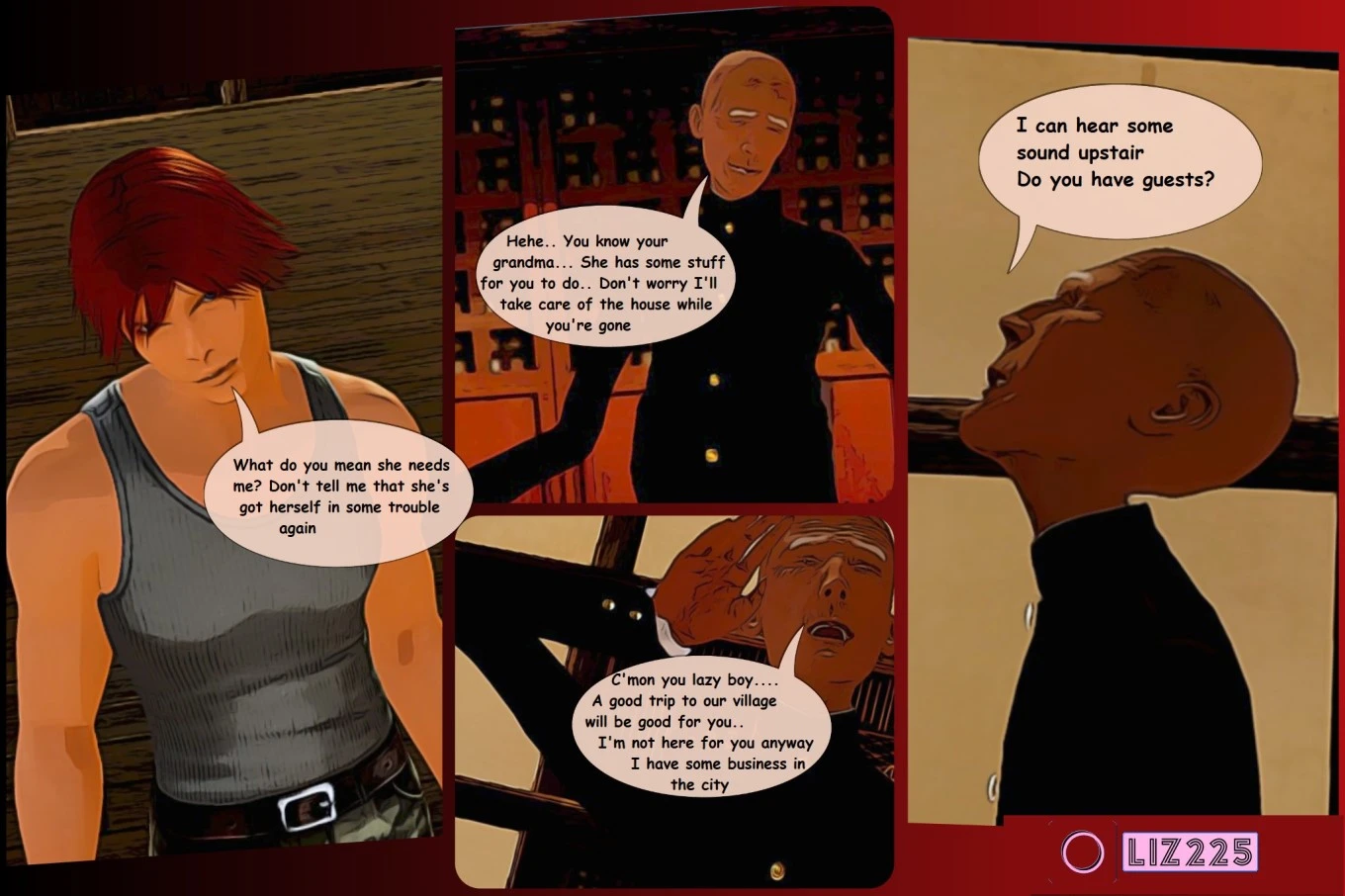 Grandpa's Visit porn comic picture 13