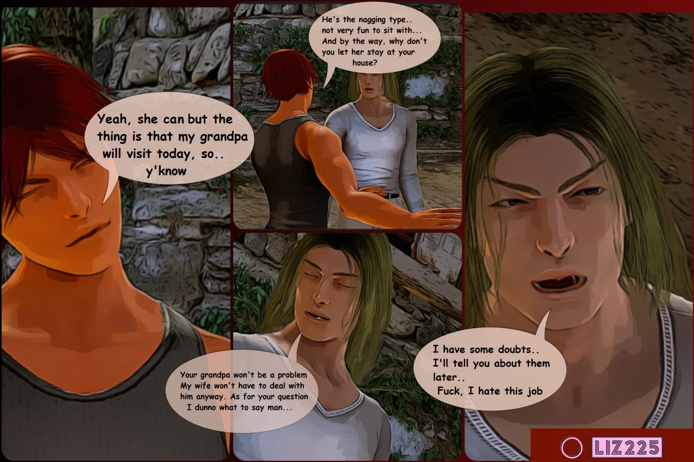 Grandpa's Visit porn comic picture 3