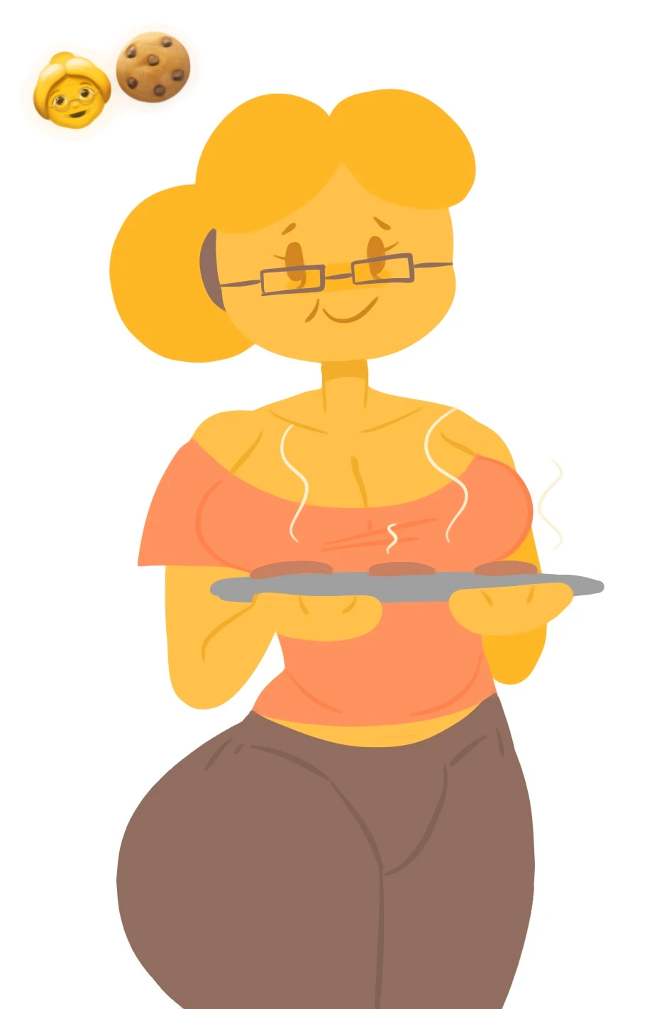 Granny Moji porn comic picture 2