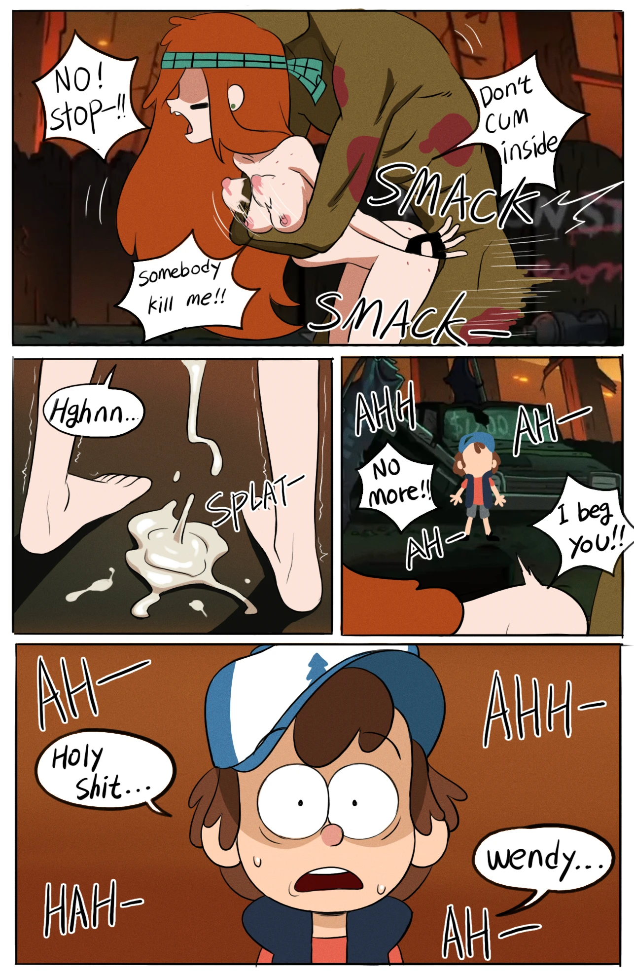 Gravity - Fall of Wendy porn comic picture 4