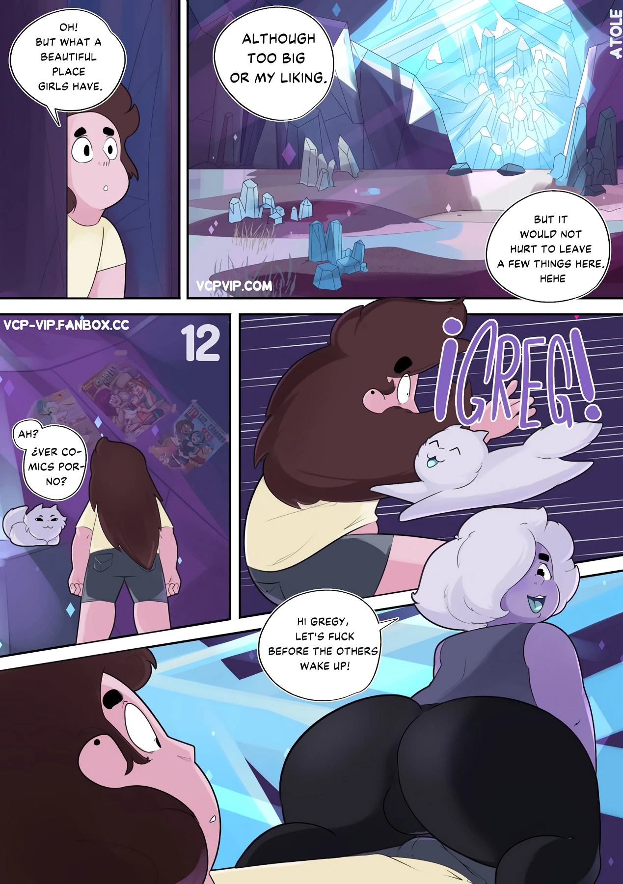 Greg Universe and the Gems of Lust 2: Purple Puma porn comic picture 13