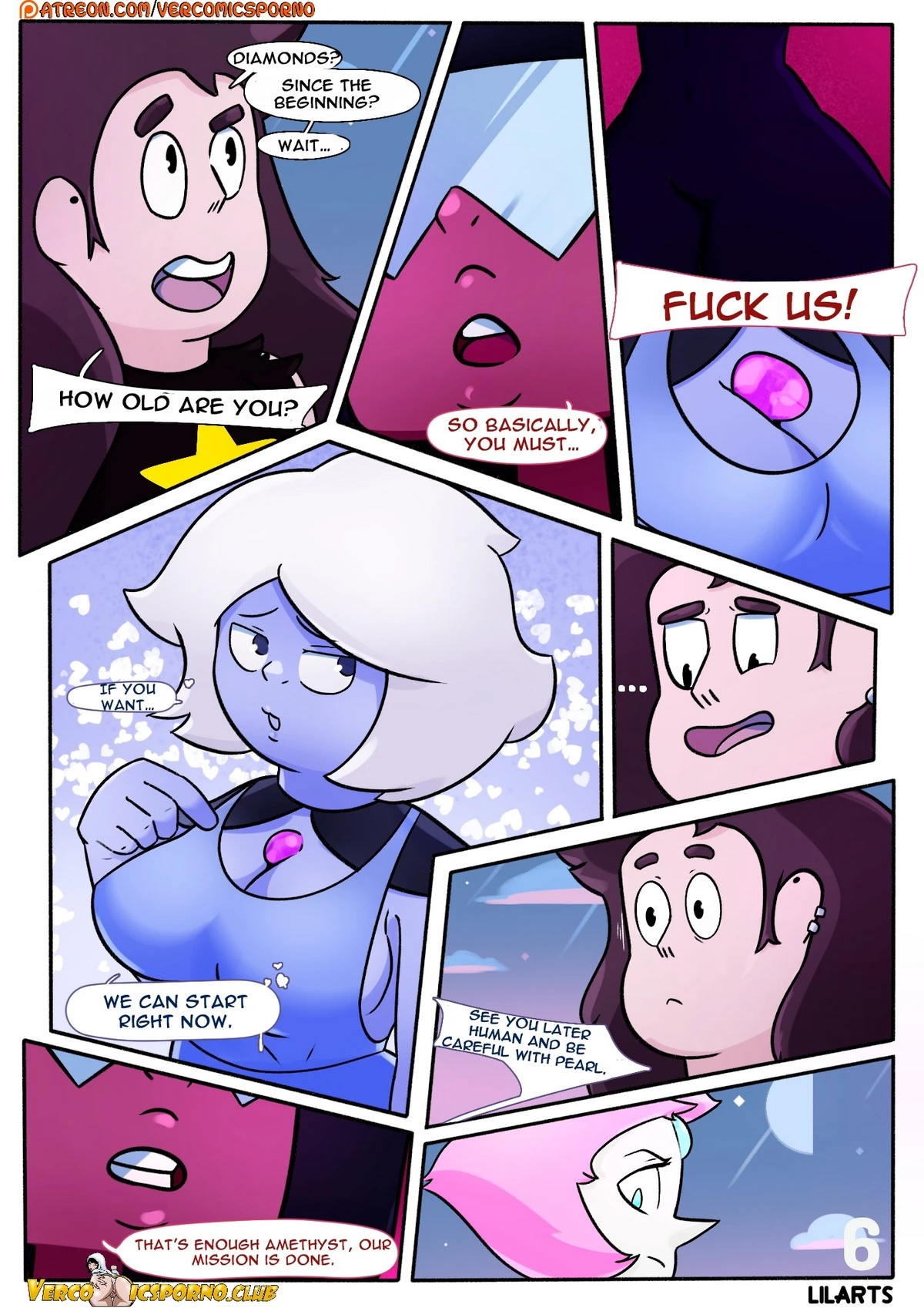 Greg Universe and the Gems of Lust porn comic picture 7