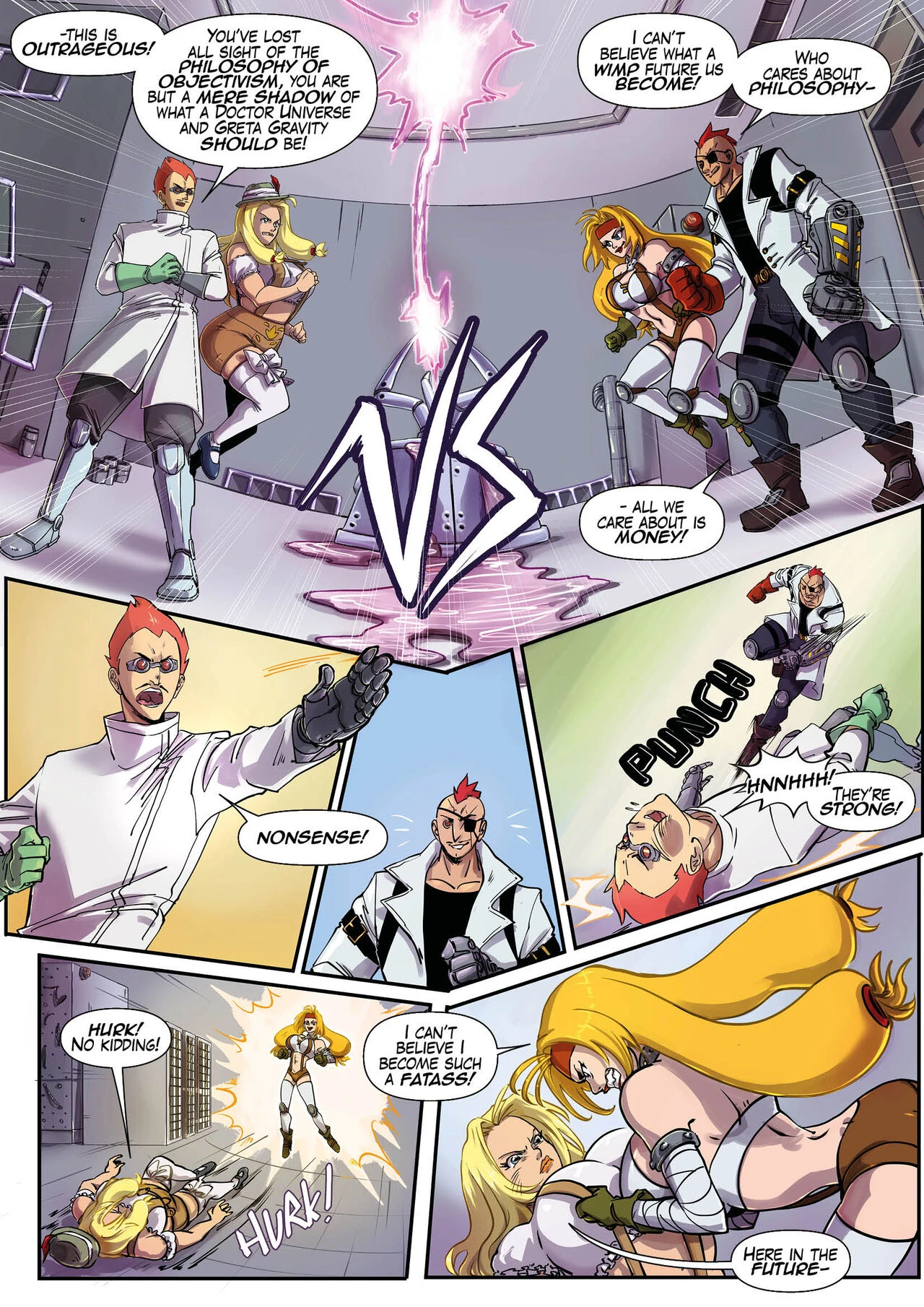 Greta vs Dr.Universe porn comic picture 2