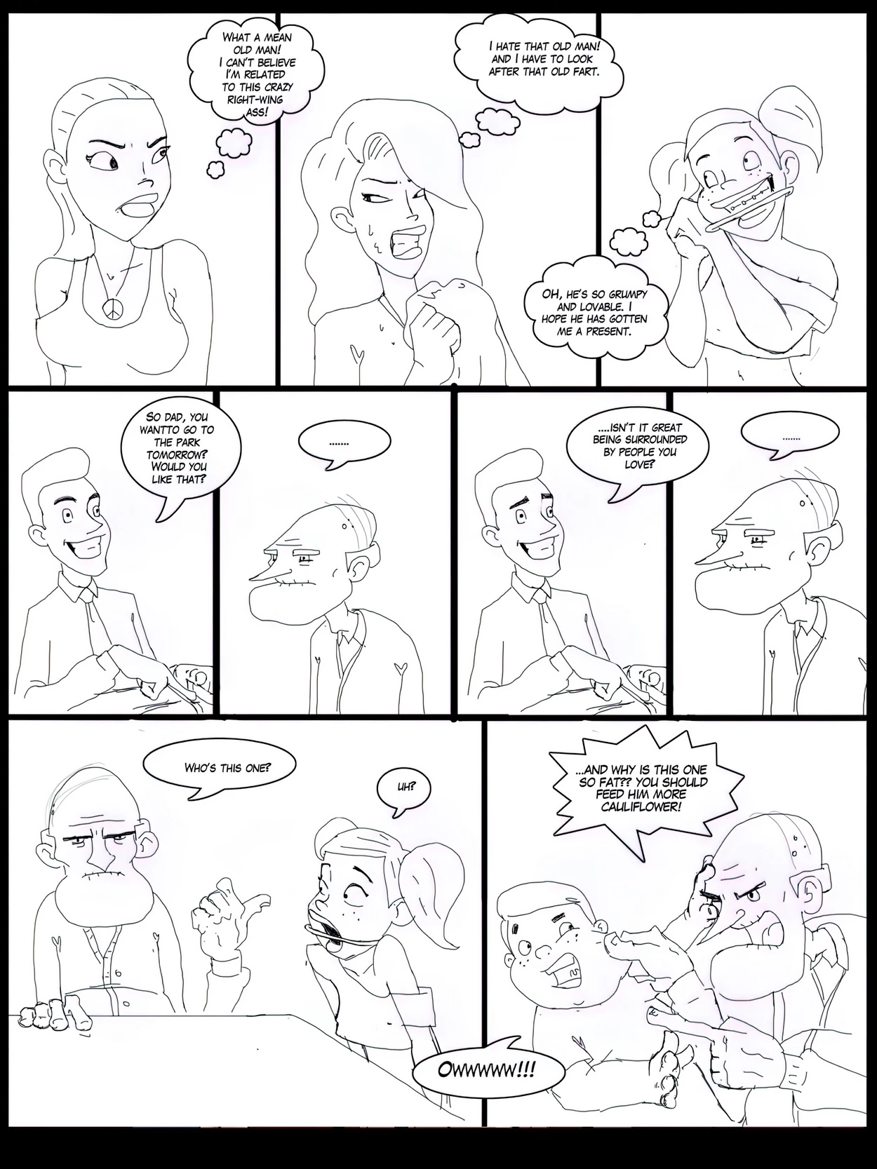 Grumpy Old Man Jefferson porn comic picture 3