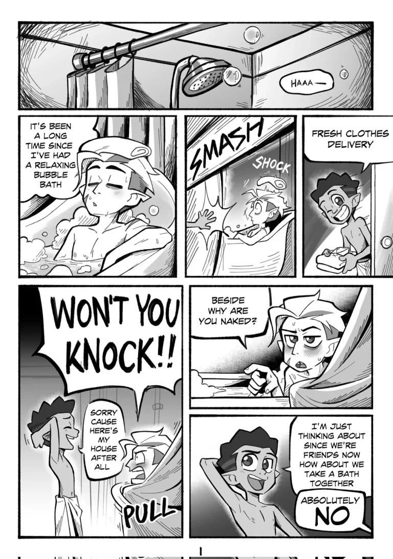 Guster: Bubble Bath porn comic picture 1