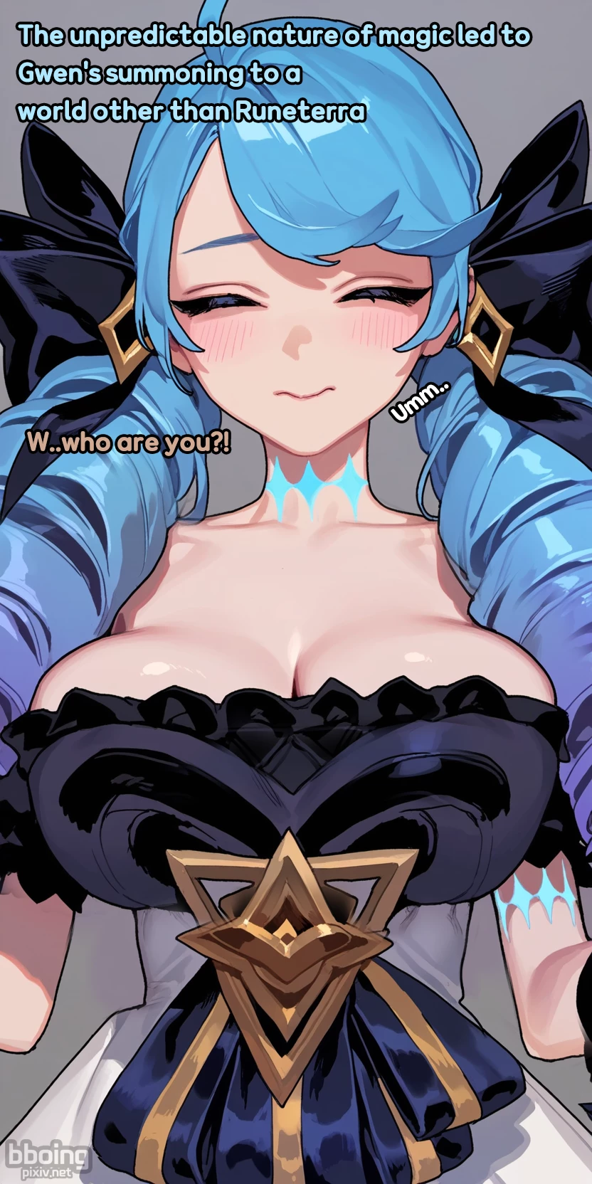 Gwen in my room porn comic picture 6