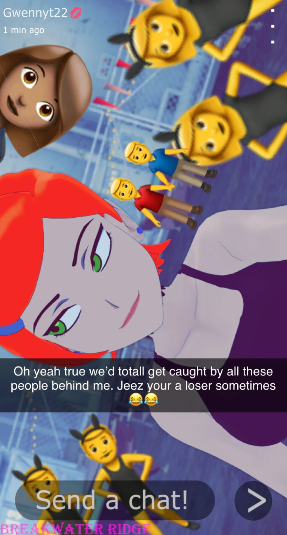 Gwen sends you snaps porn comic picture 6