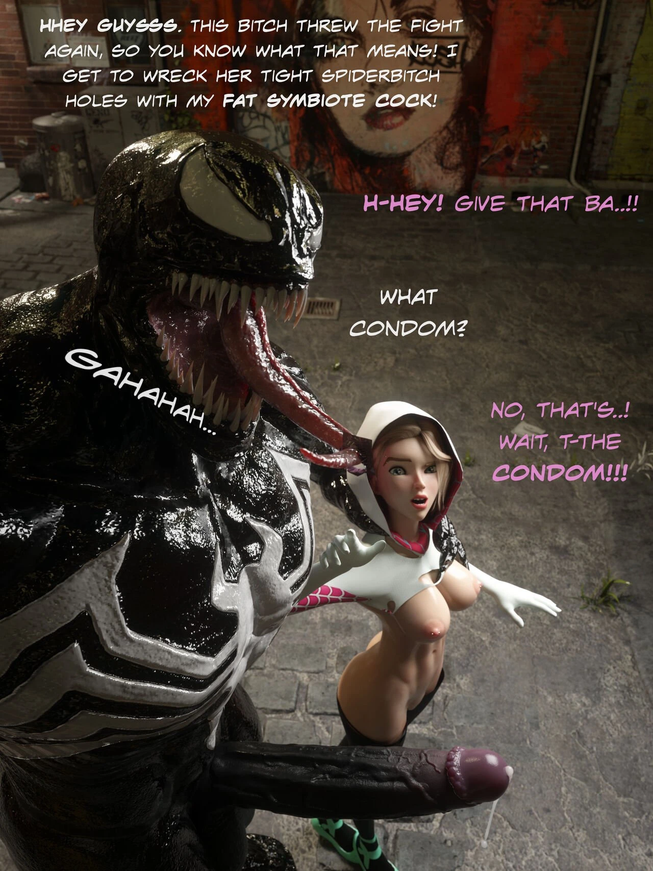 Gwen x Venom porn comic picture 2