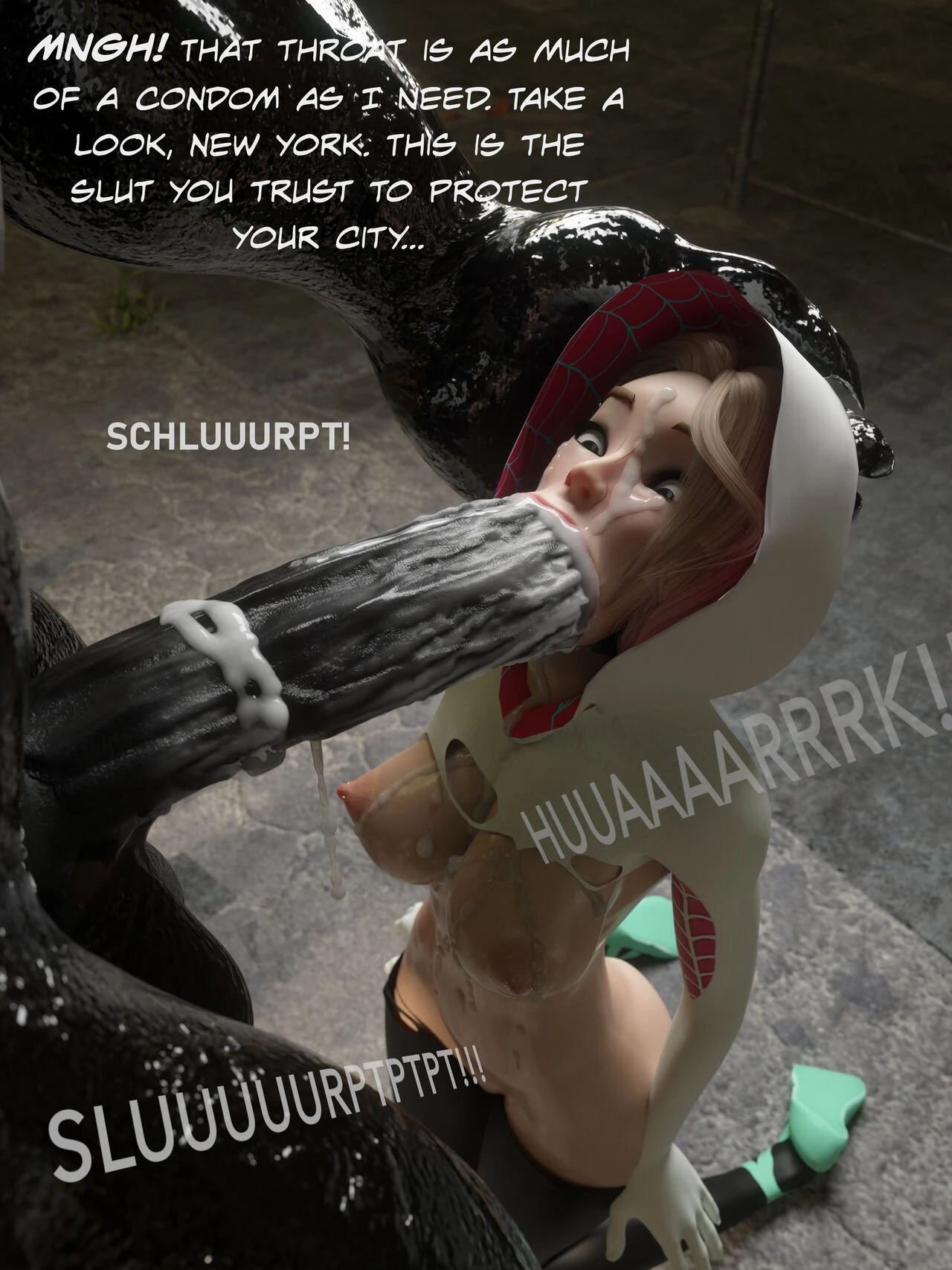 Gwen x Venom porn comic picture 3