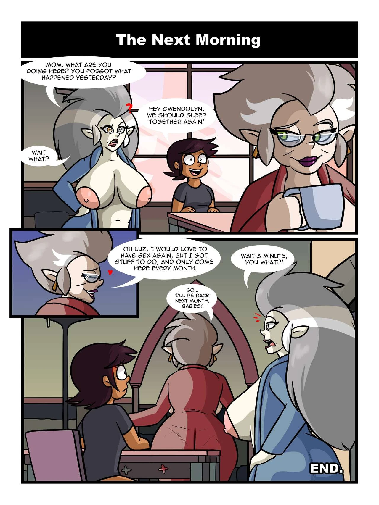 Gwendolyn's Surprise porn comic picture 9