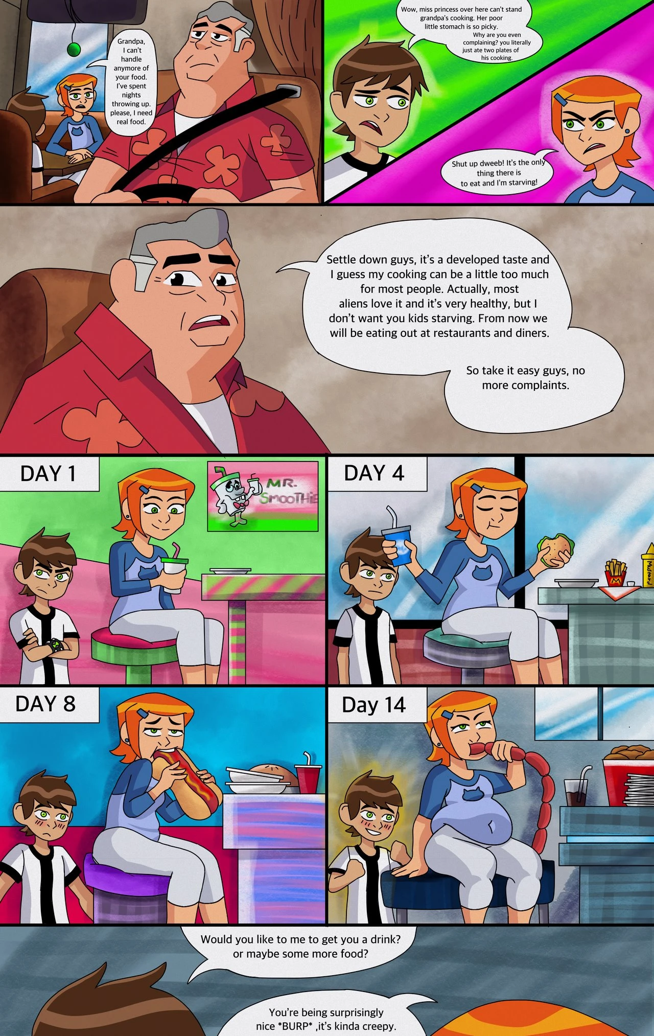 Gwen’s Gain porn comic picture 3