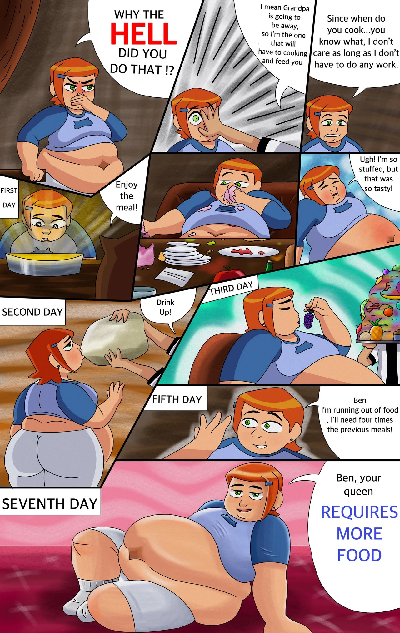 Gwen’s Gain porn comic picture 6