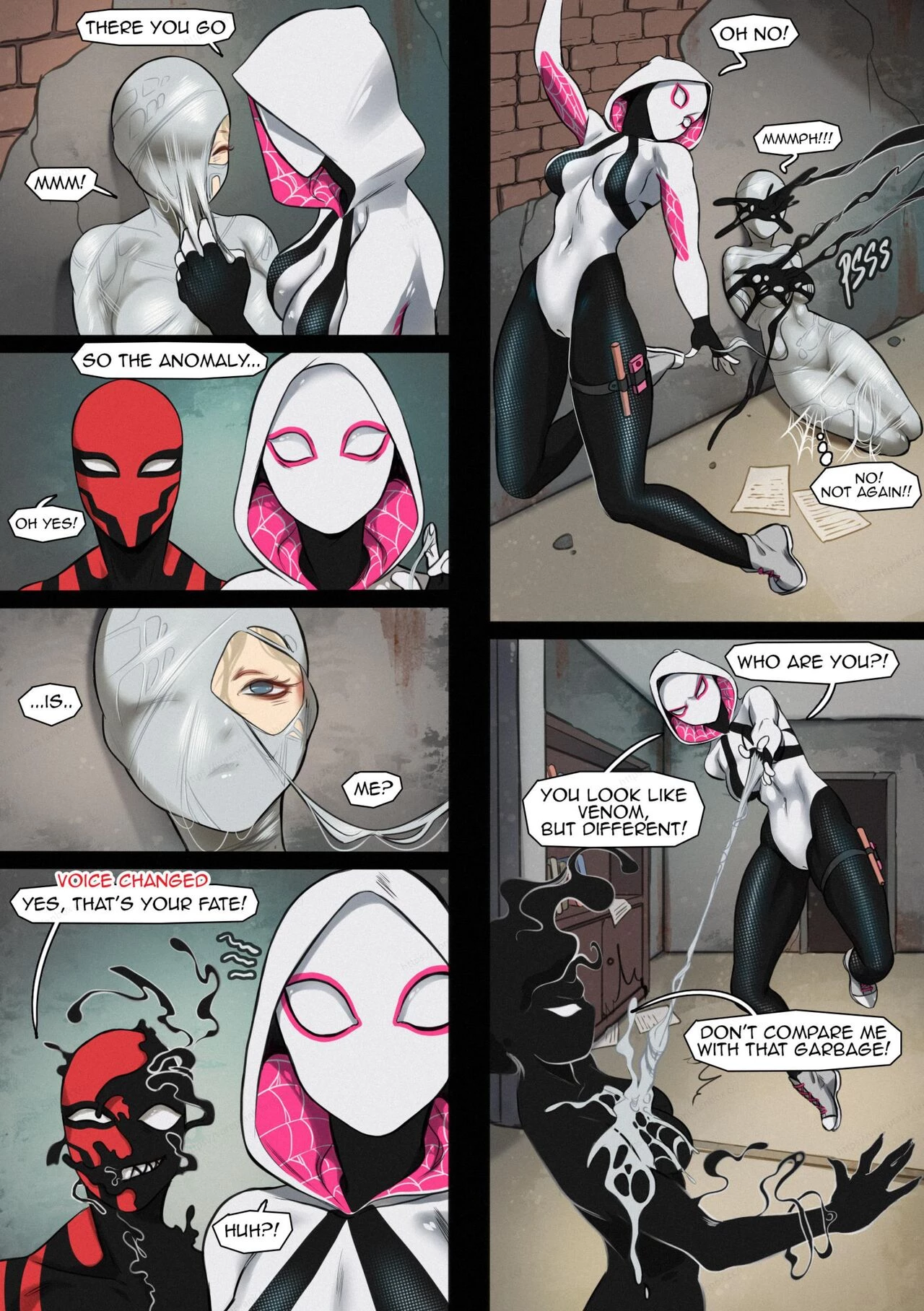 Gwen's rescue porn comic picture 4