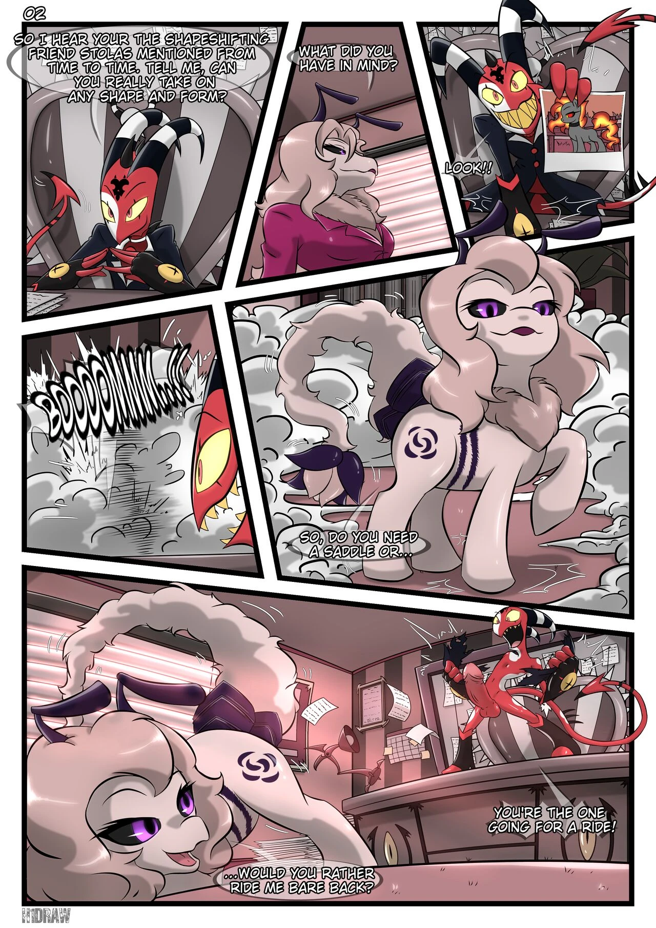 [H1DRAW] Hot Visit porn comic picture 2