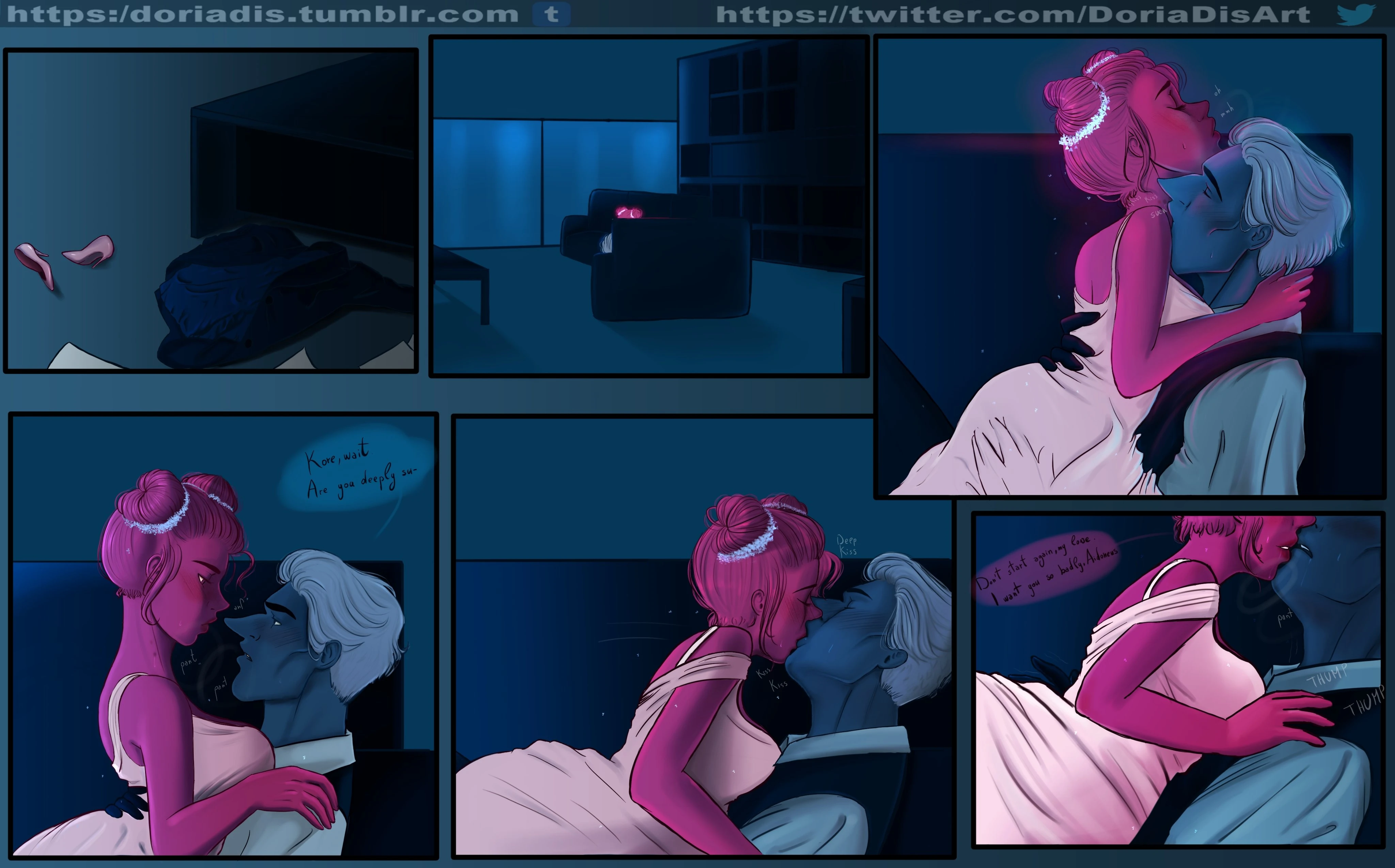 Hades X Persephone porn comic picture 1