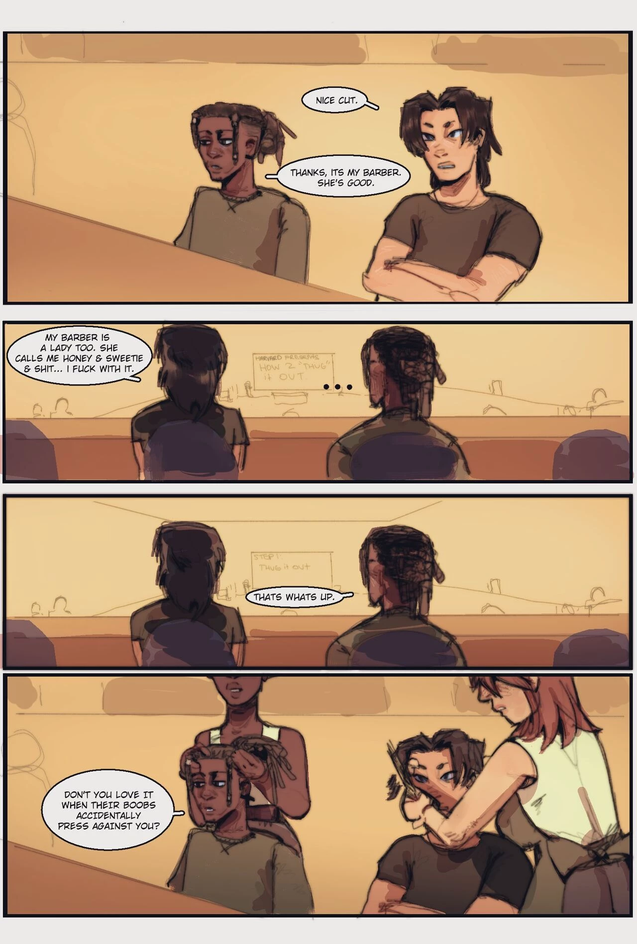 Haircuts porn comic picture 1