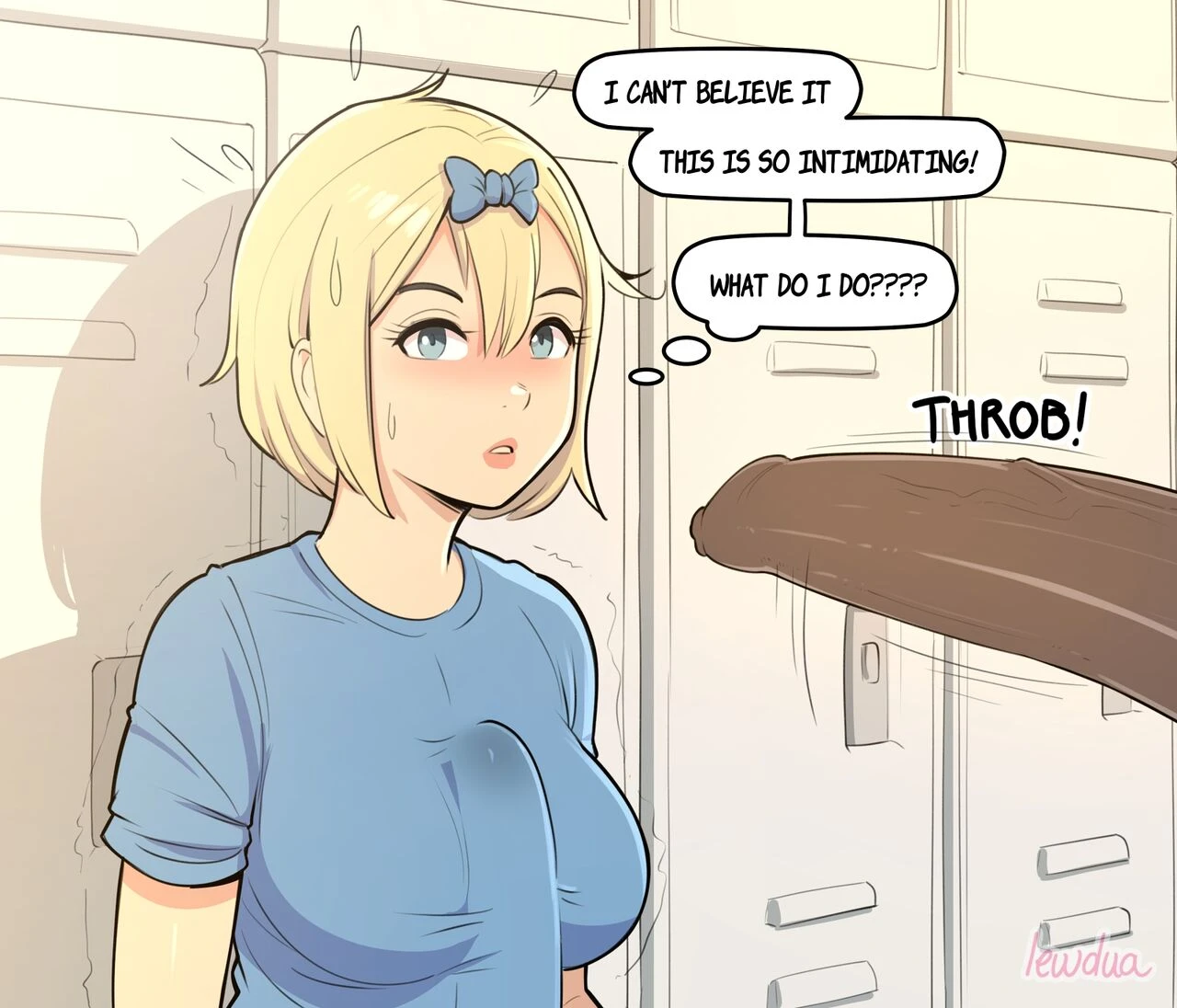 [Hairy] Locker room - Nessie and Valerie porn comic picture 13