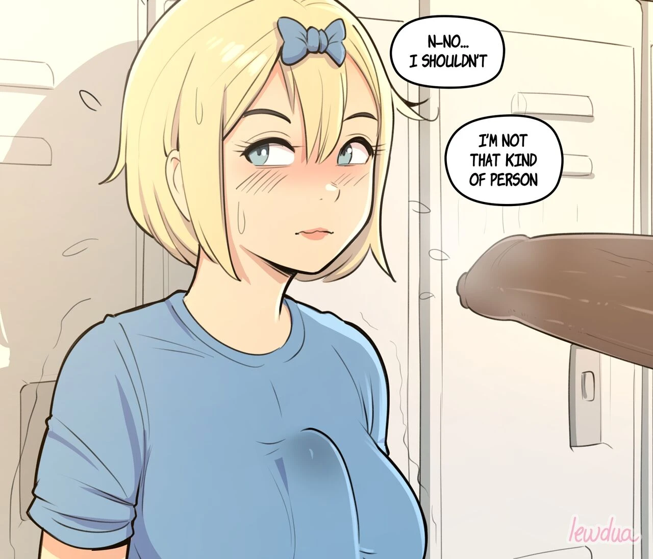 [Hairy] Locker room - Nessie and Valerie porn comic picture 17