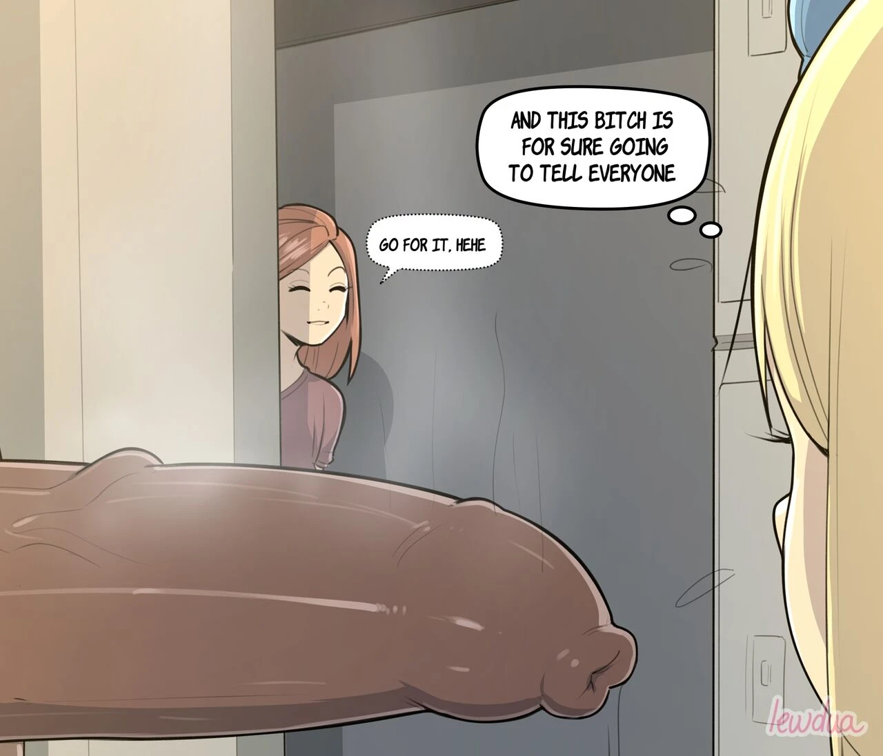 [Hairy] Locker room - Nessie and Valerie porn comic picture 18