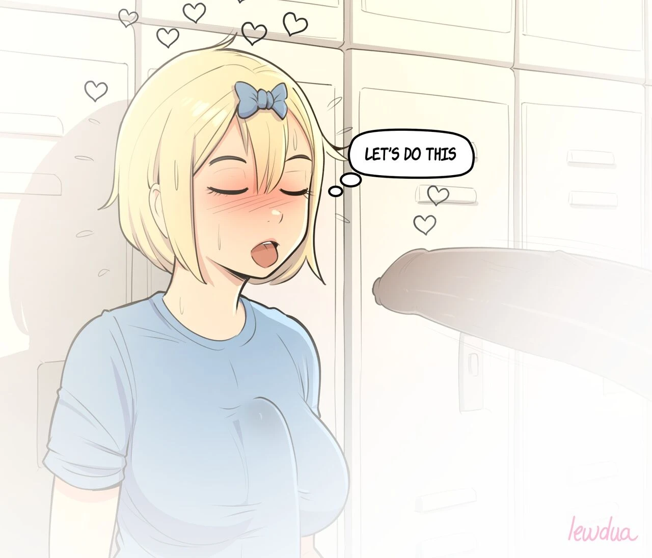 [Hairy] Locker room - Nessie and Valerie porn comic picture 21