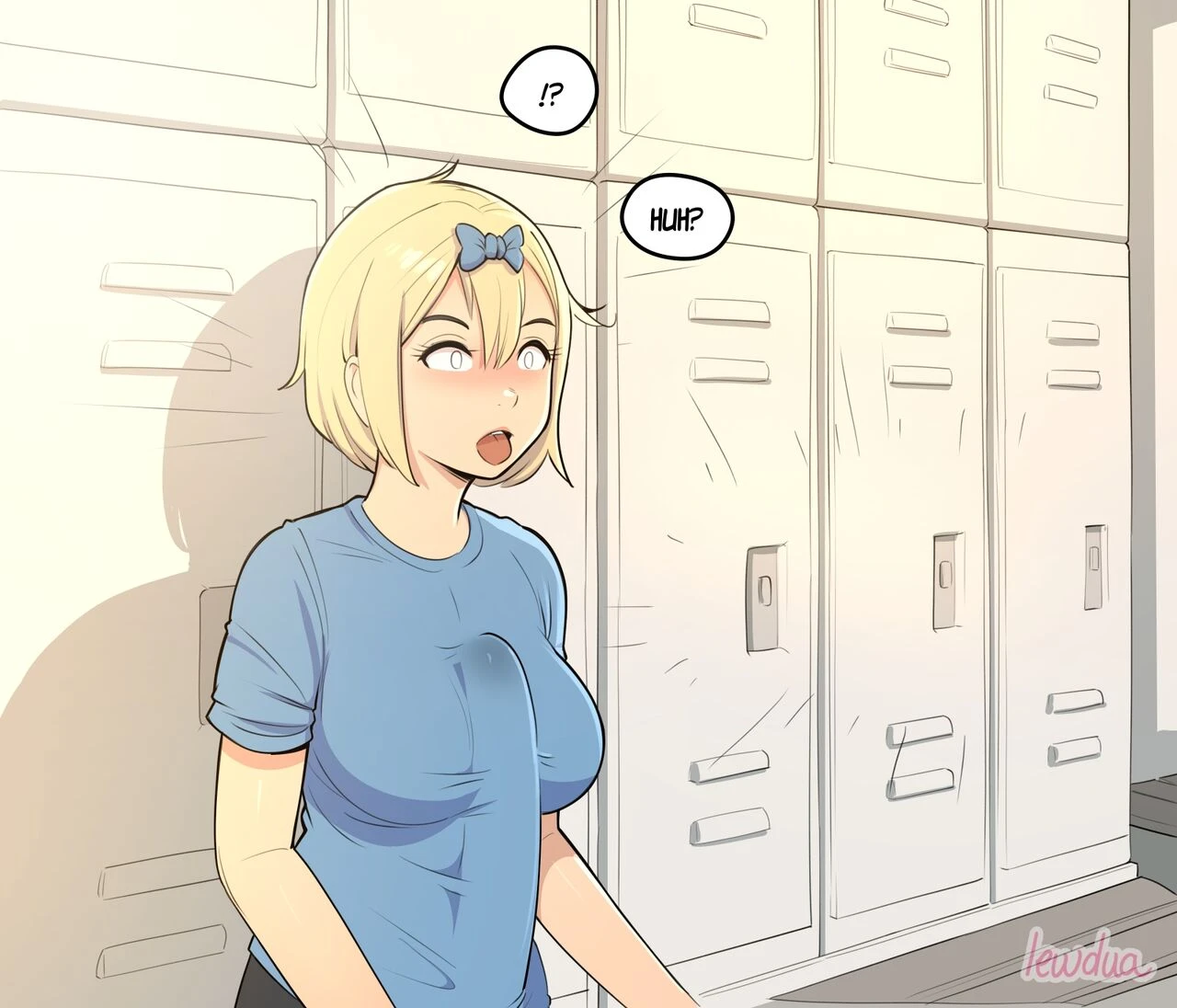 [Hairy] Locker room - Nessie and Valerie porn comic picture 22