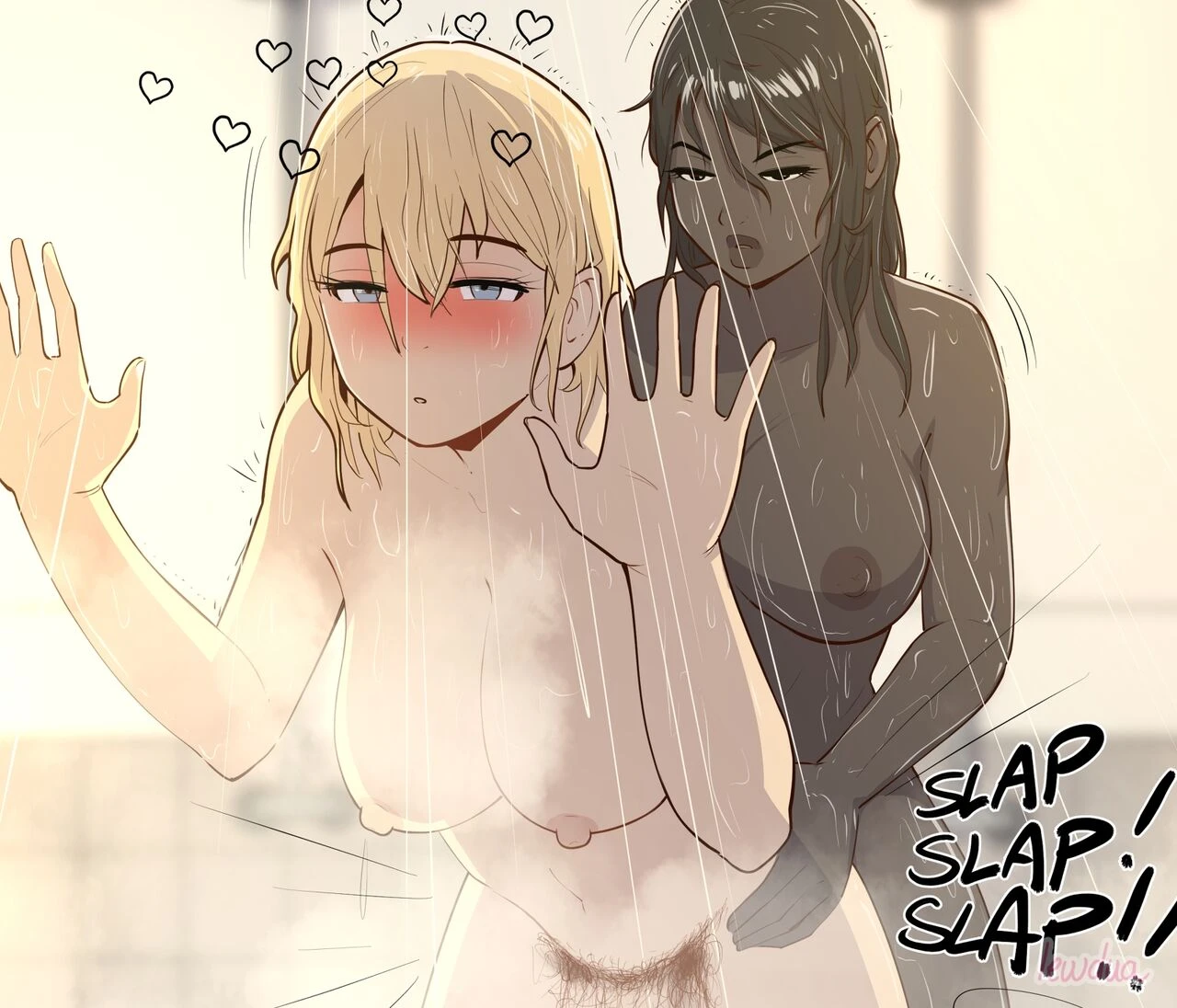 [Hairy] Locker room - Nessie and Valerie porn comic picture 35