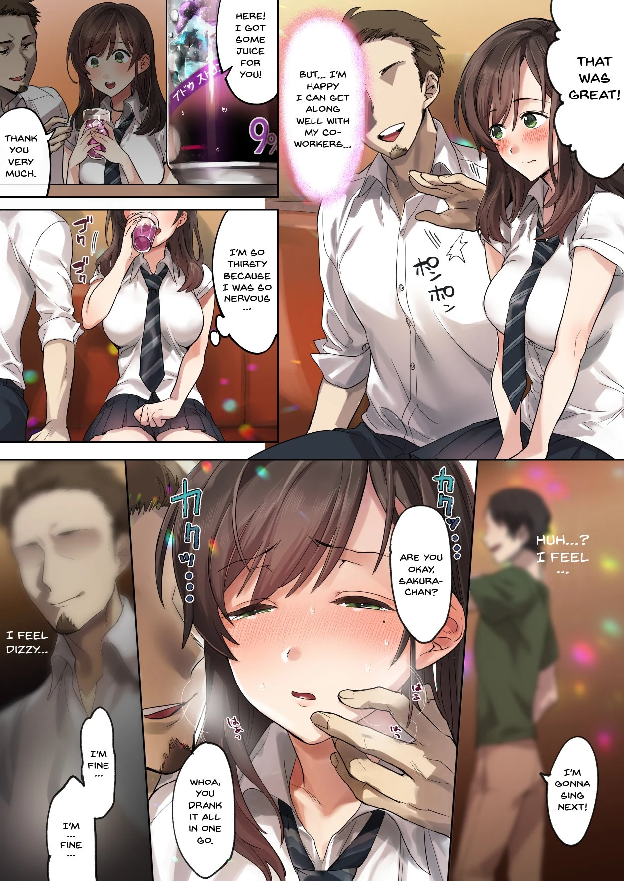 Hajimete no Gakusei Beit Shinjiteita Tenchou ni Datsu Shojo Sareta Tokai o Shiranai Gakusei porn comic picture 8