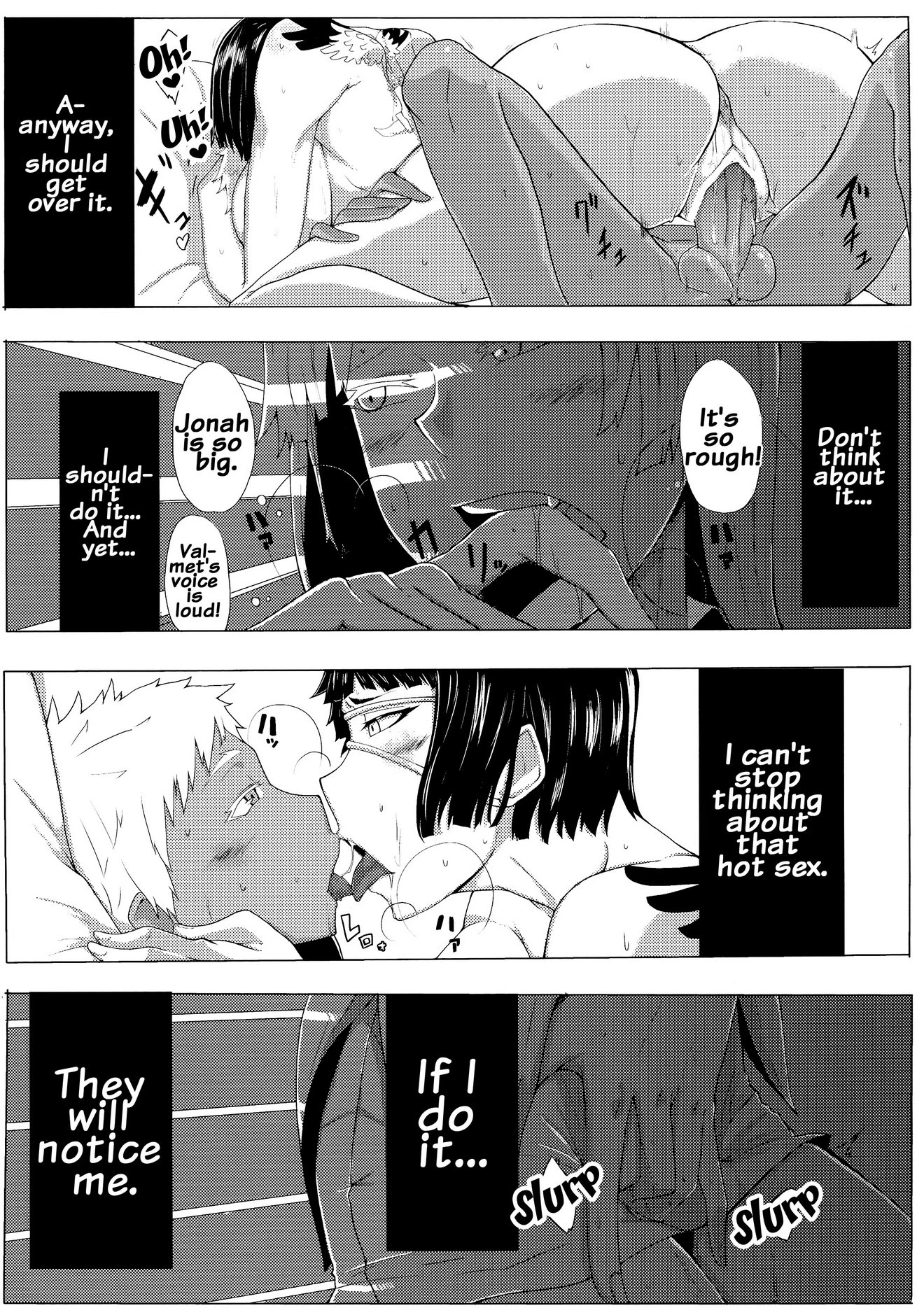 Hakkaa paalle porn comic picture 5