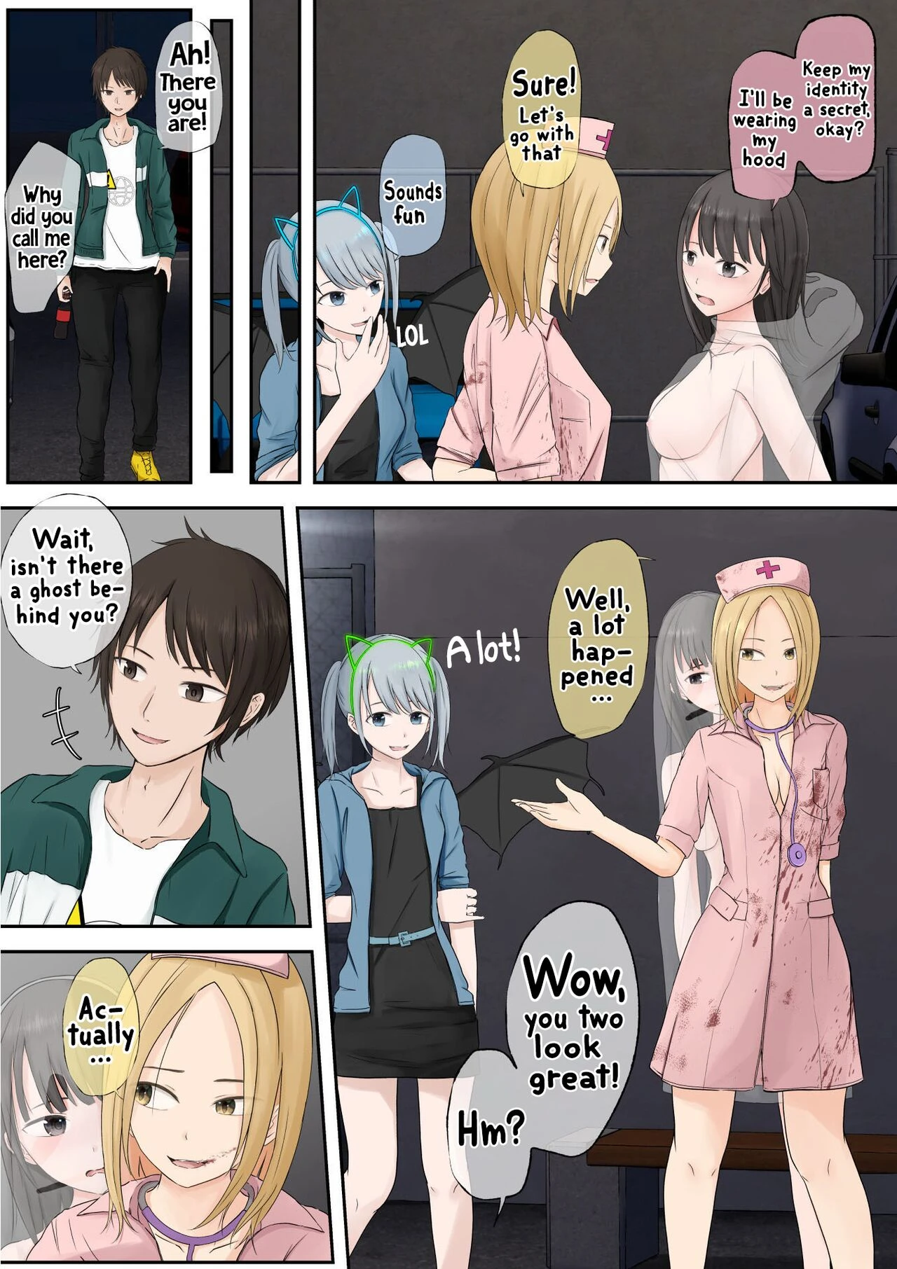 Halloween Exhibitionist Girl | Halloween Roshutsu Shoujo porn comic picture 132