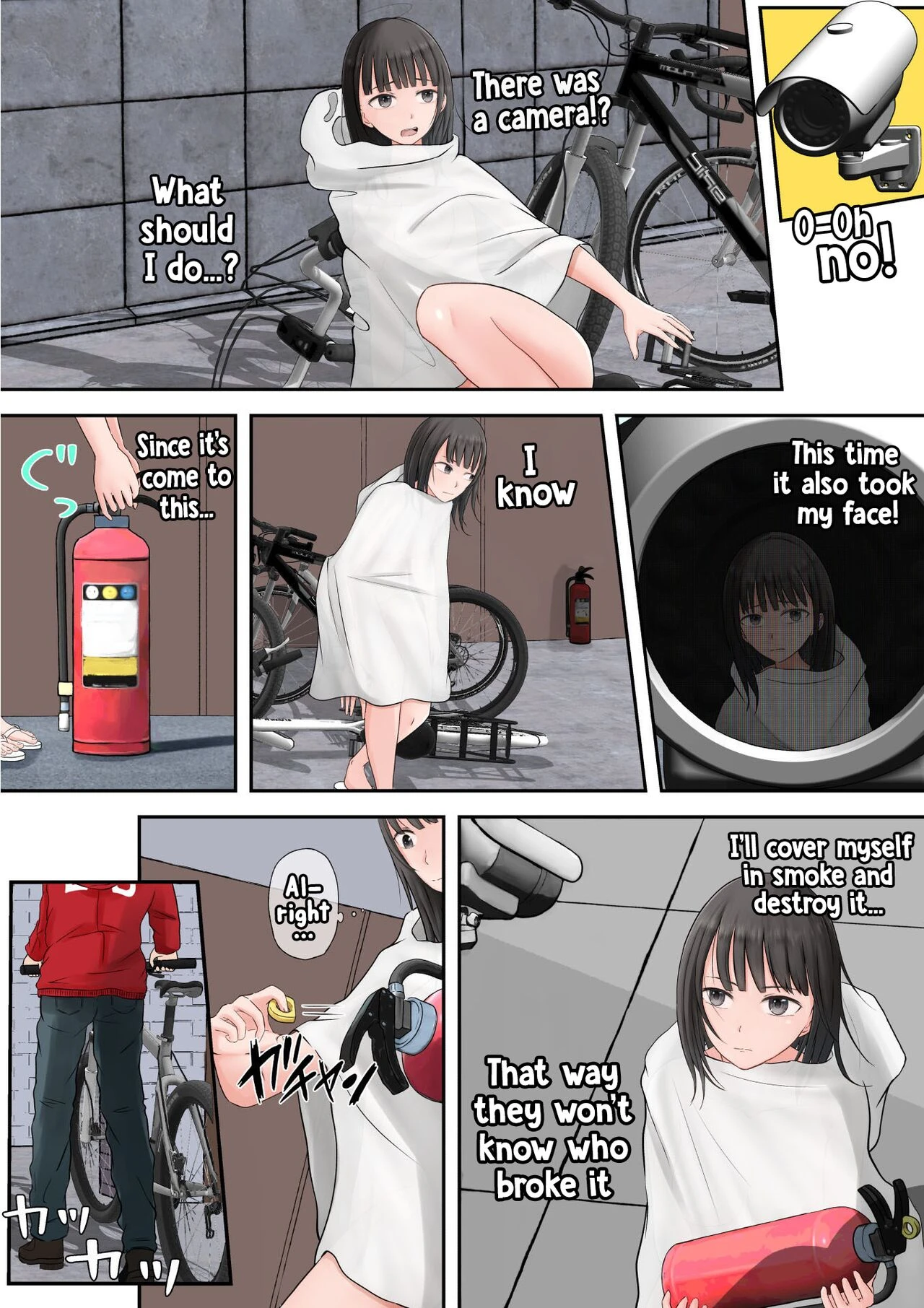 Halloween Exhibitionist Girl | Halloween Roshutsu Shoujo porn comic picture 17